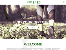 Tablet Screenshot of compasschurch.com.au